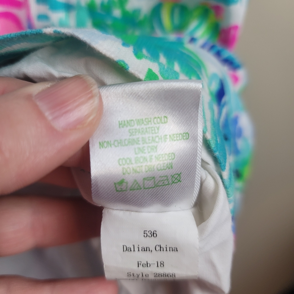 Lilly Pulitzer Shelli Tie Back Dress size 00 - Picture 5 of 9